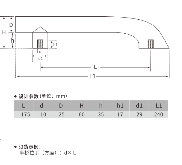 歐拓生產烤爐拉手、發(fā)酵箱拉手、冷柜拉手